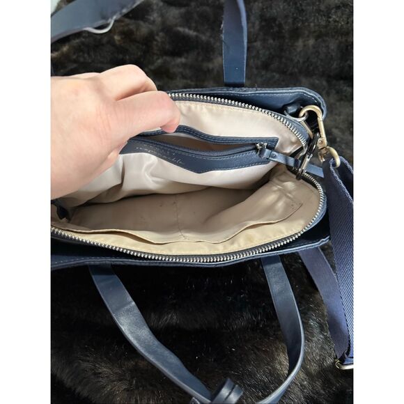 RADLEY London Finsbury Park Quilted Crossbody Shoulder Bag Navy Blue 11x9 - Picture 8 of 8